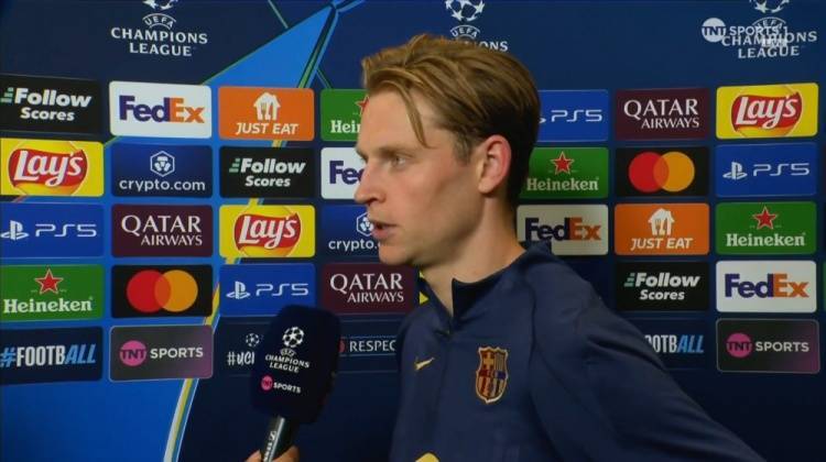 皇冠信用网会员账号_德容：皇冠信用网会员账号我们必须赢得次回合 国米有空中优势&amp;我们要做好角球防守